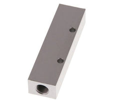 2xG 1/8'' x 4xM5 Aluminium Verdeelblok Eenzijdig 16 Bar