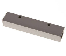 2xG 3/8'' x 4xG 1/4'' Aluminium Verdeelblok Eenzijdig 16 Bar