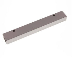 2xG 3/8'' x 6xG 1/4'' Aluminium Verdeelblok Eenzijdig 16 Bar