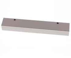 2xG 3/8'' x 6xG 1/8'' Aluminium Verdeelblok Eenzijdig 16 Bar