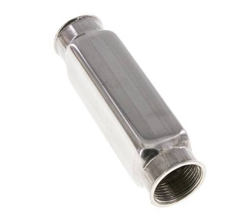 2xG 1'' x 2xG 1/2'' RVS Verdeelblok Eenzijdig 10 Bar