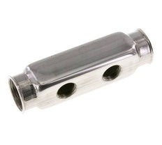 2xG 1'' x 2xG 1/2'' RVS Verdeelblok Eenzijdig 10 Bar