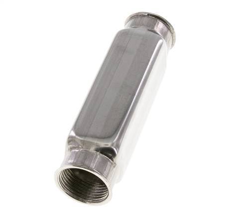 2xG 1'' x 2xG 1/2'' RVS Verdeelblok Eenzijdig 10 Bar