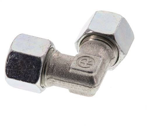 14S Verzinkt Stalen Elbow 90deg Snijring 630 Bar DIN 2353