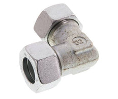 22L Zinc plated Steel 90 deg Elbow Cutting ring 160 Bar DIN 2353