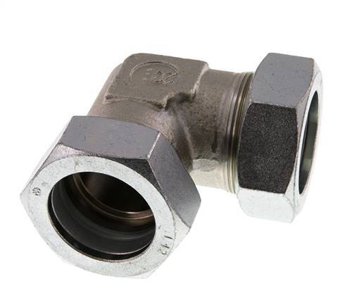 42L Verzinkt Stalen Elbow 90deg Snijring 160 Bar DIN 2353