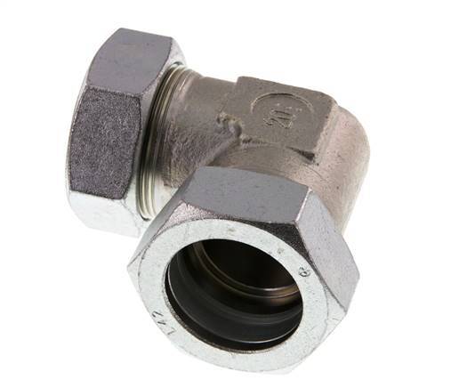 42L Verzinkt Stalen Elbow 90deg Snijring 160 Bar DIN 2353