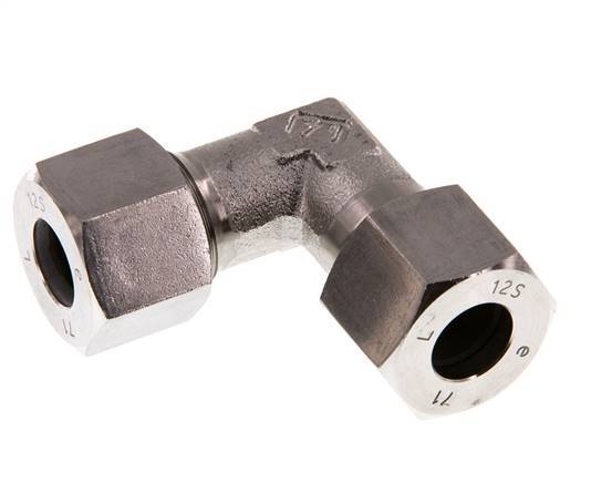 12S RVS Elbow 90deg Snijring 630 Bar DIN 2353