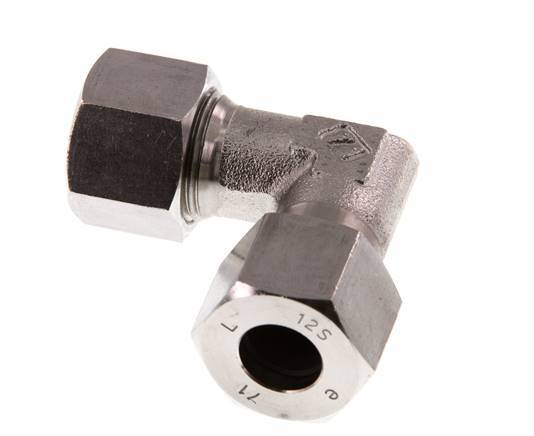 12S RVS Elbow 90deg Snijring 630 Bar DIN 2353