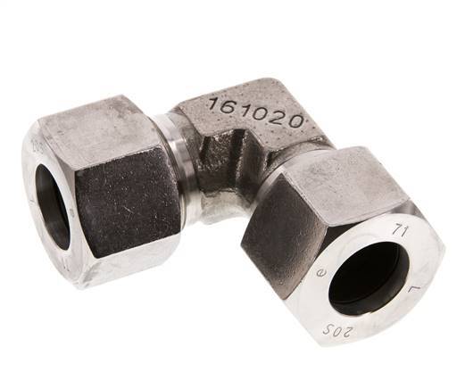 20S RVS Elbow 90deg Snijring 400 Bar DIN 2353