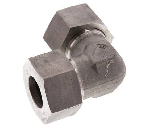 25S RVS Elbow 90deg Snijring 400 Bar DIN 2353