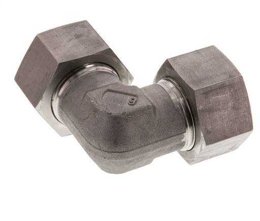 25S RVS Elbow 90deg Snijring 400 Bar DIN 2353