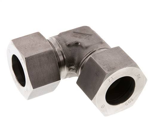 30S RVS Elbow 90deg Snijring 400 Bar DIN 2353