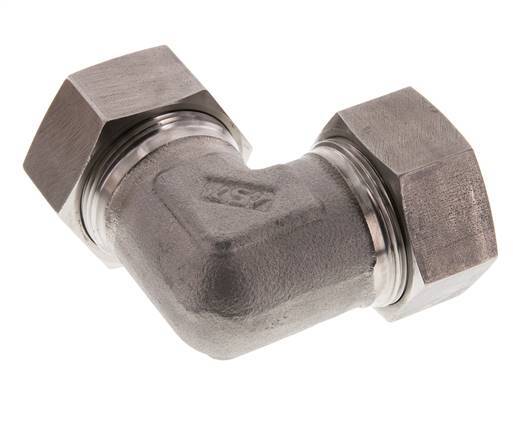 35L Stainless steel 90 deg Elbow Cutting ring 160 Bar DIN 2353