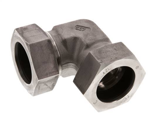 42L RVS Elbow 90deg Snijring 160 Bar DIN 2353