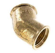Rp 1/2'' Messing L-Fitting 45graden 16 Bar