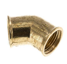 Rp 1/2'' Messing L-Fitting 45graden 16 Bar