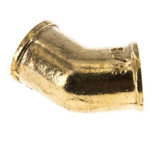 Rp 3/8'' Messing L-Fitting 45graden 16 Bar