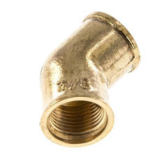 Rp 3/8'' Messing L-Fitting 45graden 16 Bar