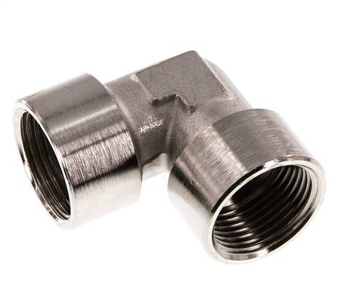 G 1'' Vernikkeld Messing L-Fitting 90graden 16 Bar