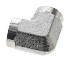 3/4'' NPT Zinc plated Steel 90 deg Elbow Fitting 170 Bar - Hydraulic