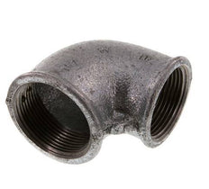 Rp 1 1/2'' x Rp 1 1/4'' Verzinkt Gietijzeren L-Fitting 90graden 25 Bar