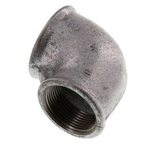 Rp 1 1/2'' x Rp 1 1/4'' Verzinkt Gietijzeren L-Fitting 90graden 25 Bar