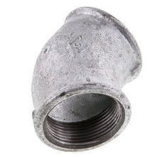 Rp 1 1/2'' Verzinkt Gietijzeren L-Fitting 45graden 25 Bar