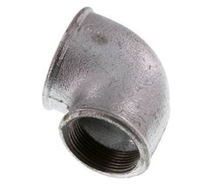 Rp 2'' x Rp 1 1/2'' Verzinkt Gietijzeren L-Fitting 90graden 25 Bar