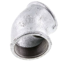Rp 2'' Verzinkt Gietijzeren L-Fitting 45graden 25 Bar