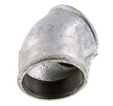 Rp 2 1/2'' Verzinkt Gietijzeren L-Fitting 45graden 25 Bar