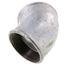 Rp 2 1/2'' Verzinkt Gietijzeren L-Fitting 45graden 25 Bar