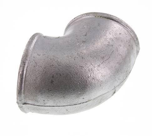 Rp 3'' Verzinkt Gietijzeren L-Fitting 90graden 25 Bar