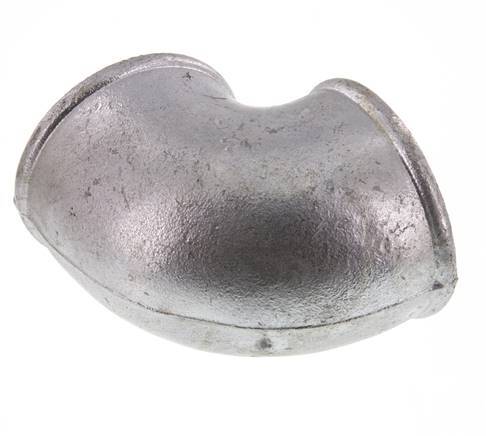 Rp 3'' Verzinkt Gietijzeren L-Fitting 90graden 25 Bar