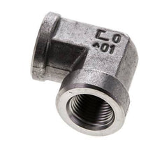3/8'' NPT RVS L-Fitting 90graden 210 Bar - Hydrauliek