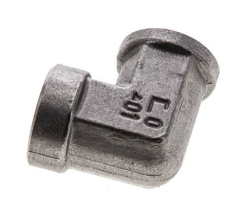 3/8'' NPT RVS L-Fitting 90graden 210 Bar - Hydrauliek