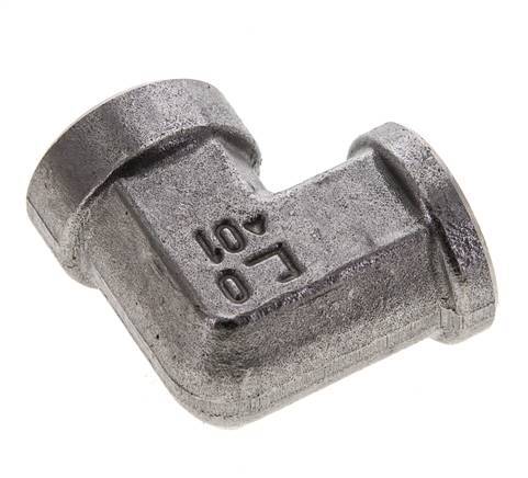 3/8'' NPT RVS L-Fitting 90graden 210 Bar - Hydrauliek
