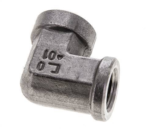 3/8'' NPT RVS L-Fitting 90graden 210 Bar - Hydrauliek