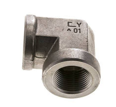 1'' NPT RVS L-Fitting 90graden 140 Bar - Hydrauliek
