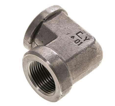 1'' NPT RVS L-Fitting 90graden 140 Bar - Hydrauliek