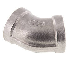 Rp 1/2'' RVS L-Fitting 45graden 16 Bar