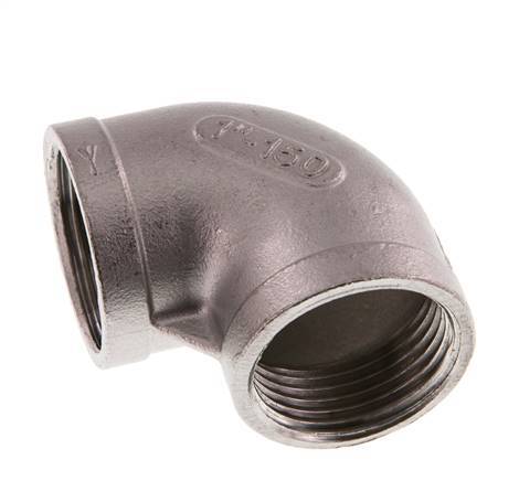 Rp 1'' RVS L-Fitting 90graden 10 Bar