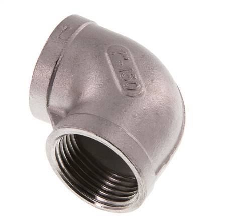 Rp 1'' RVS L-Fitting 90graden 10 Bar