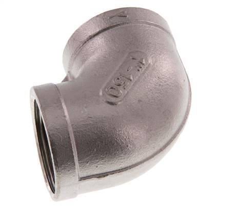 Rp 1'' RVS L-Fitting 90graden 10 Bar