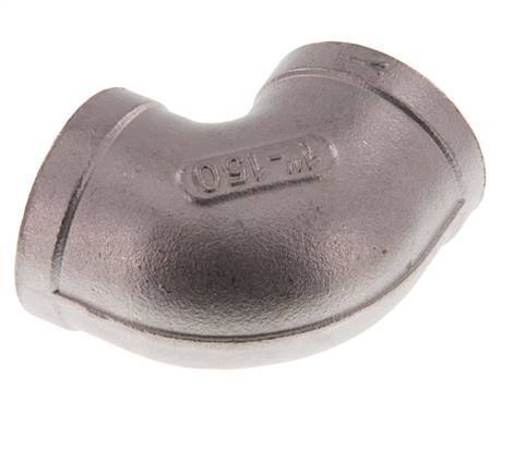 Rp 1'' RVS L-Fitting 90graden 10 Bar