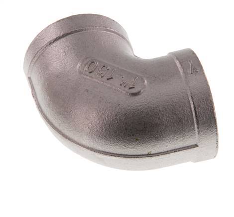 Rp 1'' RVS L-Fitting 90graden 10 Bar
