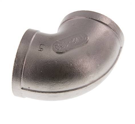 1 1/2'' NPT RVS L-Fitting 90graden 16 Bar