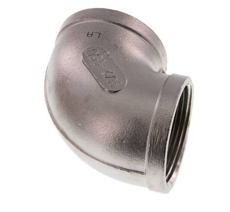 1 1/2'' NPT RVS L-Fitting 90graden 16 Bar
