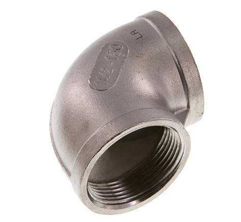1 1/2'' NPT RVS L-Fitting 90graden 16 Bar