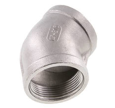 Rp 1 1/2'' RVS L-Fitting 45graden 16 Bar